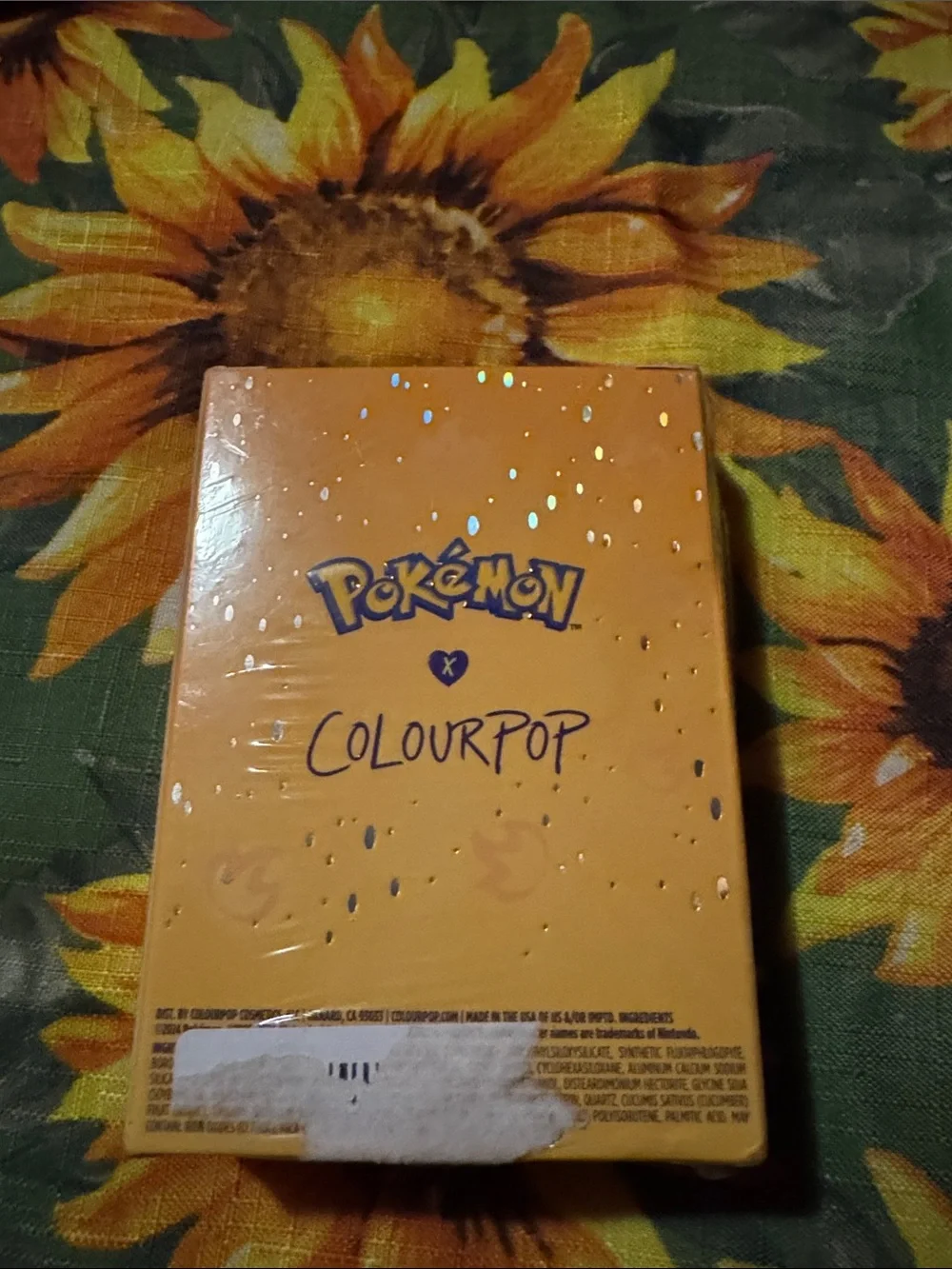NWTColourPop Pokémon Charmander Super Shock Shadow Flame Thrower Crème to POWder